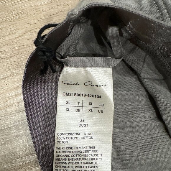 RICK OWENS WHITE CHAMPION EDITION ORGANIC COTTON BRIEF UNDERWEAR L SIGNATURE - Picture 5 of 5